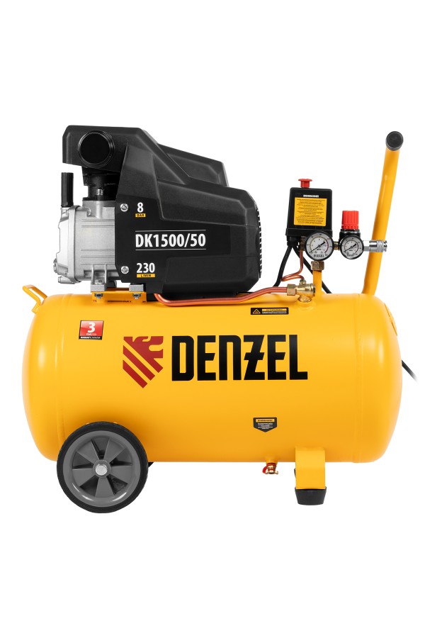 Компрессор воздушный DK1500/50, Х-PRO 1.5 кВт, 230 л/мин, 50 л Denzel