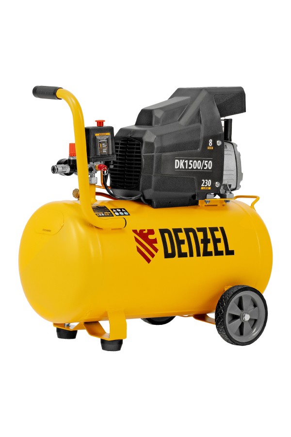 Компрессор воздушный DK1500/50, Х-PRO 1.5 кВт, 230 л/мин, 50 л Denzel