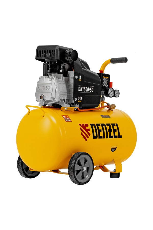 Компрессор воздушный DK1500/50, Х-PRO 1.5 кВт, 230 л/мин, 50 л Denzel