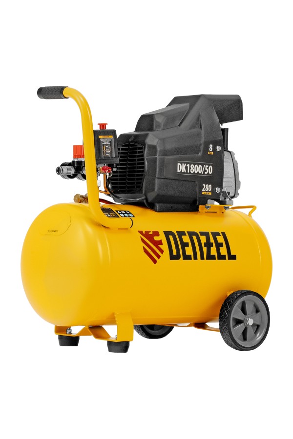Компрессор воздушный DK1800/50, Х-PRO 1.8 кВт, 280л/мин, 50л Denzel