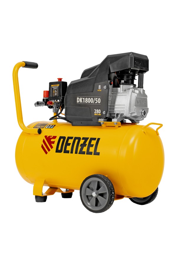 Компрессор воздушный DK1800/50, Х-PRO 1.8 кВт, 280л/мин, 50л Denzel