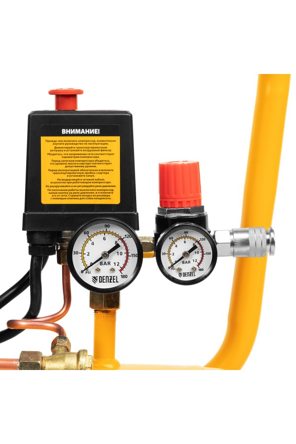 Компрессор воздушный DK1800/50, Х-PRO 1.8 кВт, 280л/мин, 50л Denzel