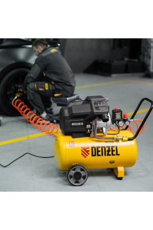 Компрессор воздушный DKV2200/50, Х-PRO 2.2 кВт, 400 л/мин, 50 л Denzel