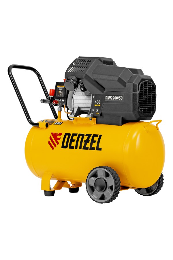 Компрессор воздушный DKV2200/50, Х-PRO 2.2 кВт, 400 л/мин, 50 л Denzel