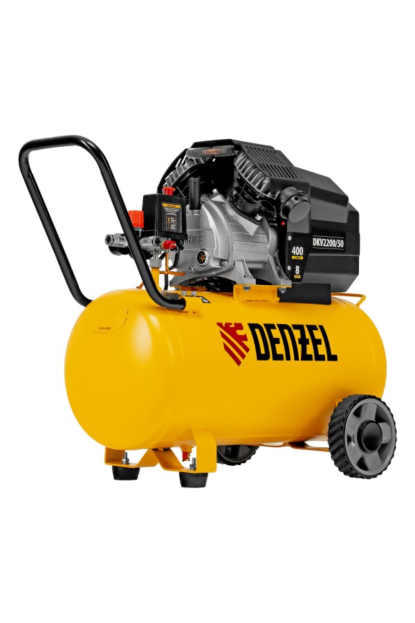 Компрессор воздушный DKV2200/50, Х-PRO 2.2 кВт, 400 л/мин, 50 л Denzel