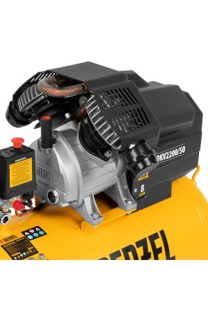 Компрессор воздушный DKV2200/50, Х-PRO 2.2 кВт, 400 л/мин, 50 л Denzel