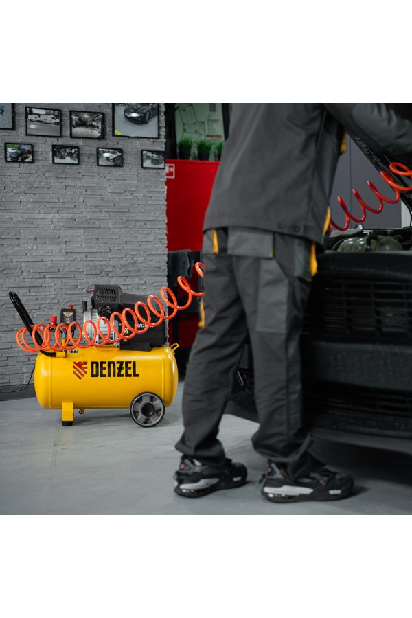 Компрессор воздушный DKV2200/50, Х-PRO 2.2 кВт, 400 л/мин, 50 л Denzel