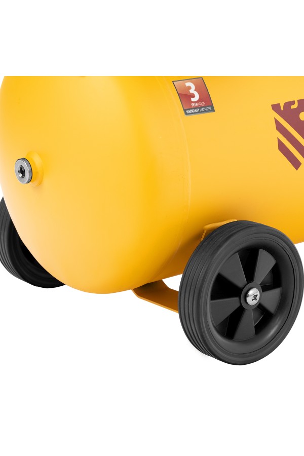 Компрессор воздушный BCI2300/50, ременный привод, 2.3 кВт, 50 литров, 400 л/мин Denzel