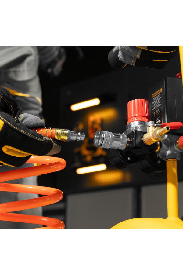 Компрессор воздушный BCI2300/50, ременный привод, 2.3 кВт, 50 литров, 400 л/мин Denzel