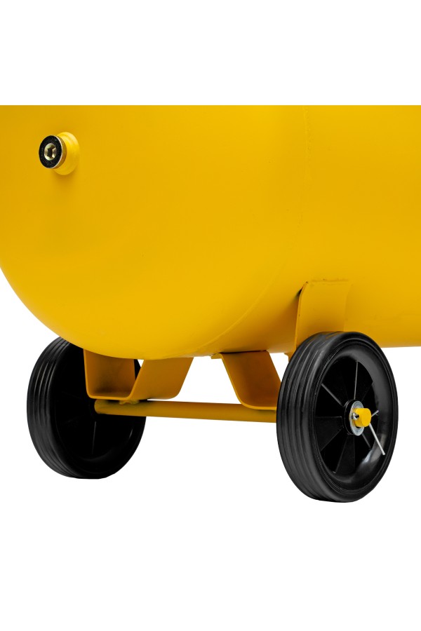 Компрессор воздушный BCI2300/100, ременный привод, 2.3 кВт, 100 литров, 400 л/мин Denzel