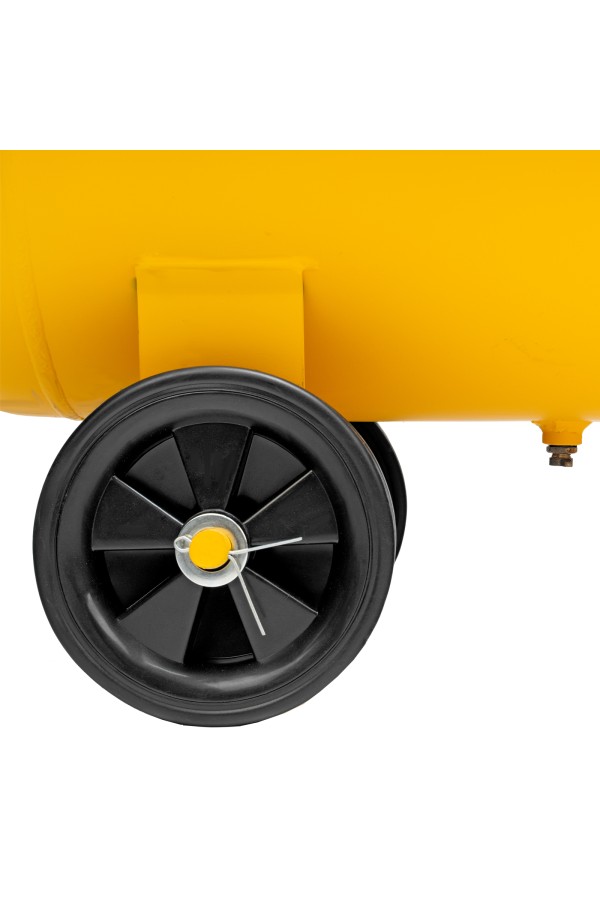 Компрессор воздушный BCI2300/100, ременный привод, 2.3 кВт, 100 литров, 400 л/мин Denzel