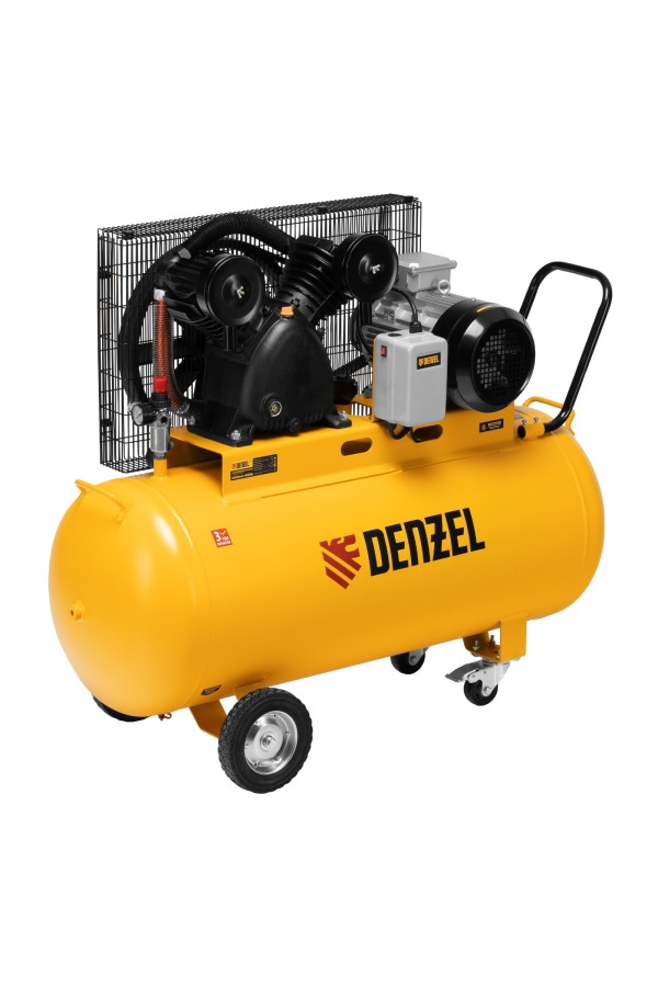Компрессор воздушный рем. привод BCV 5500-T/200, 5,5 кВт, 200 литров, 850 л/мин Denzel