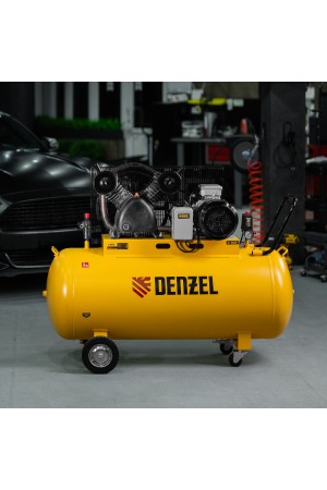 Компрессор воздушный рем. привод BCV 5500-T/270, 5,5 кВт, 270 литров, 850 л/мин Denzel
