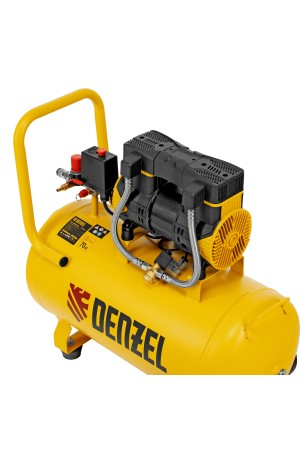 Компрессор безмасл. малошумный DLP-1500/50, 1, 5 кВт, 50 л, 2850 об/мин, 250 л/мин Denzel
