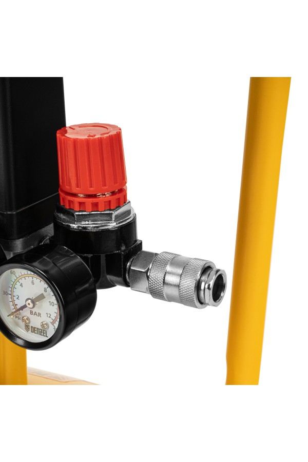 Компрессор воздушный DC1500/24, прямой привод, 1.5 кВт, 24 литра, 220 л/мин Denzel