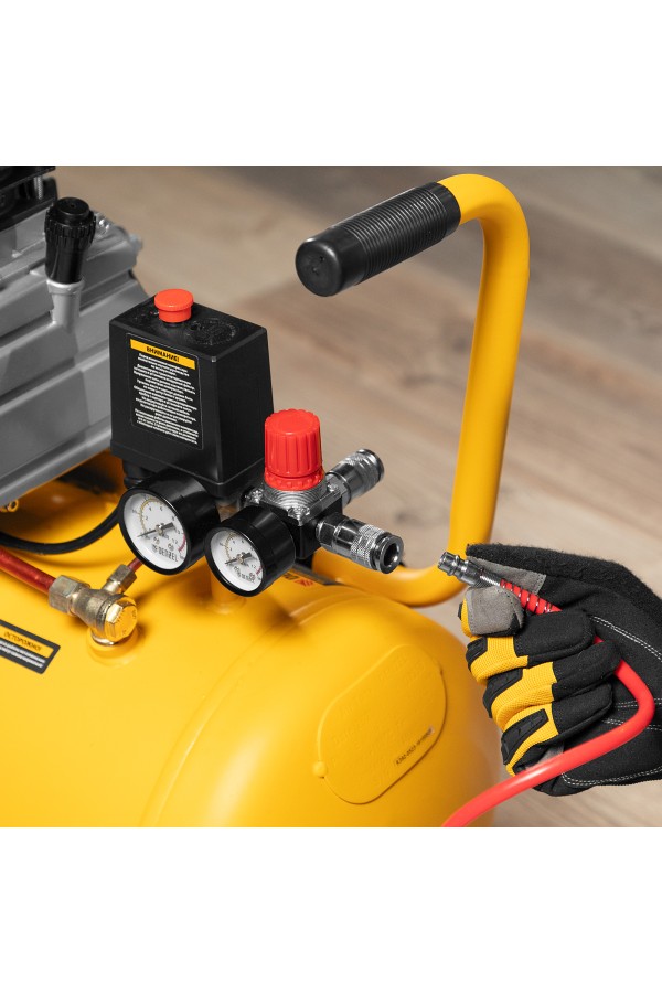 Компрессор воздушный, прямой привод DC1500/50, 1.5 кВт, 50 литров, 220 л/мин Denzel