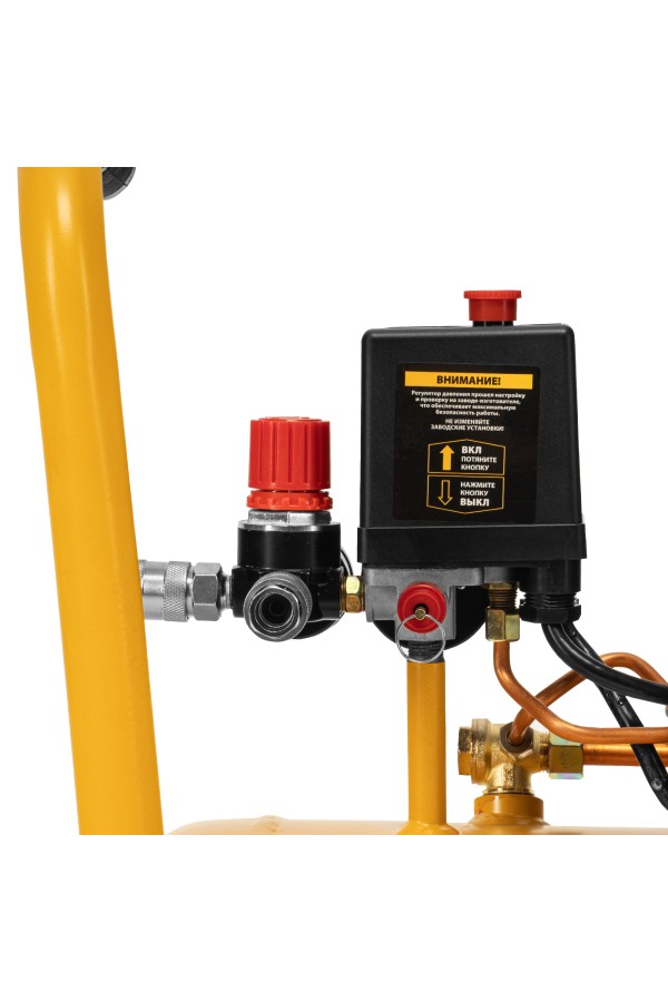 Компрессор воздушный, прямой привод DC1500/50, 1.5 кВт, 50 литров, 220 л/мин Denzel