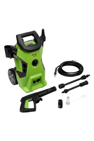 Моечная машина высокого давления АМ-1700, 1700 Вт, 130 бар, 350 л/ч, колесная Сибртех