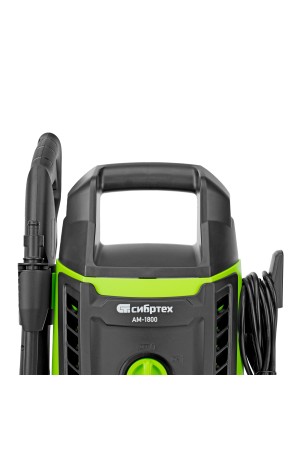 Моечная машина высокого давления АМ-1800, 1800 Вт, 140 бар, 350 л/ч, колесная// Сибртех