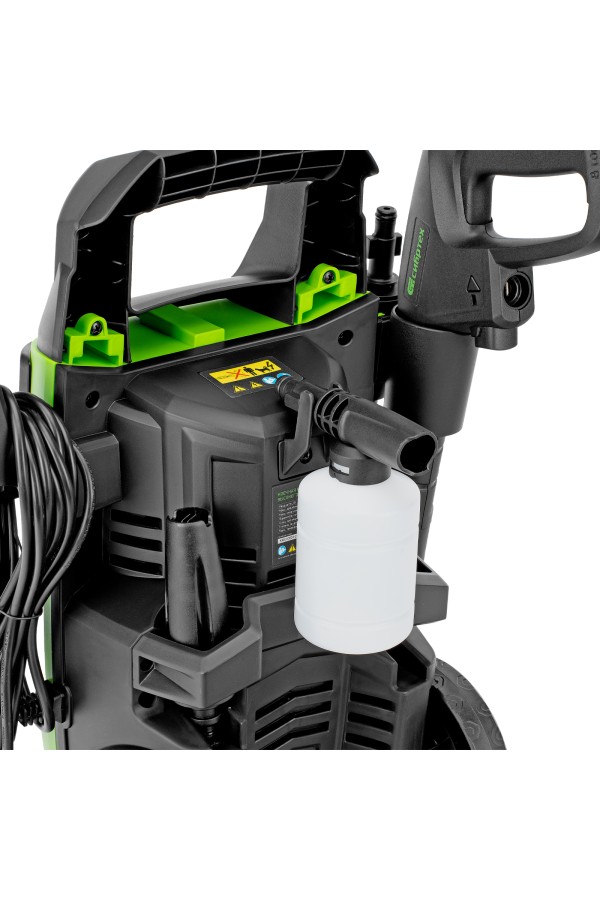 Моечная машина высокого давления АМ-1800, 1800 Вт, 140 бар, 350 л/ч, колесная Сибртех