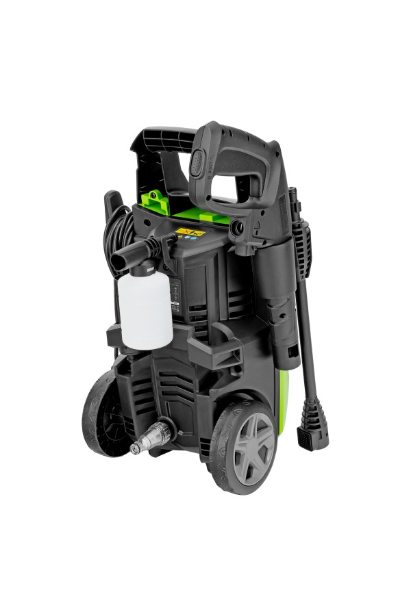 Моечная машина высокого давления АМ-1800, 1800 Вт, 140 бар, 350 л/ч, колесная Сибртех