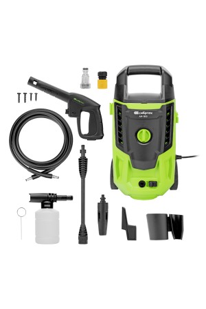 Моечная машина высокого давления АМ-1800, 1800 Вт, 140 бар, 350 л/ч, колесная// Сибртех