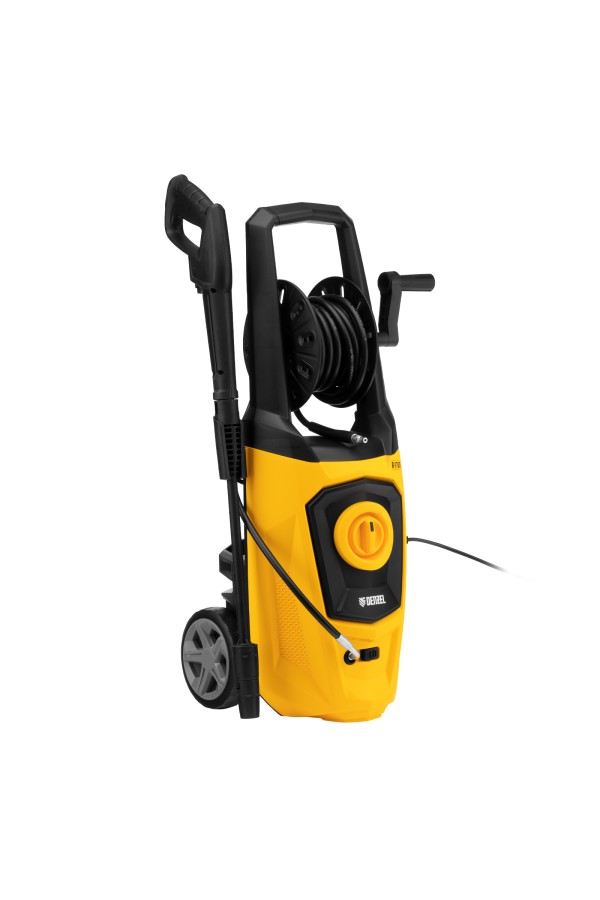 Моечная машина высокого давления R-170D, 2000 Вт, 170 бар, 360 л/ч, с барабаном Denzel