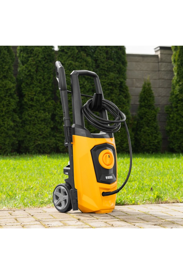 Моечная машина высокого давления R-170D, 2000 Вт, 170 бар, 360 л/ч, с барабаном Denzel