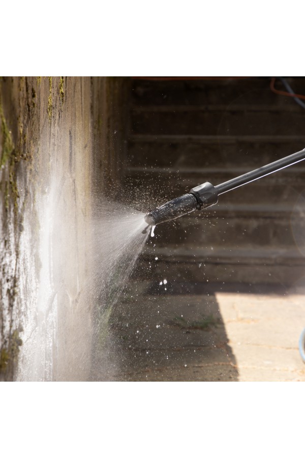 Моечная машина высокого давления R-135, 1800 Вт, 135 бар, 6 л/мин, колесная Denzel