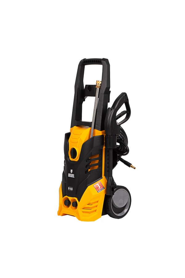 Моечная машина высокого давления R-165, 2200 Вт, 165 бар, 7 л/мин, колесная Denzel