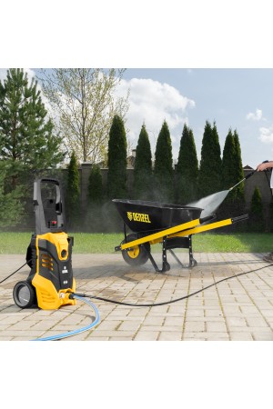 Моечная машина высокого давления R-165, 2200 Вт, 165 бар, 7 л/мин, колесная Denzel