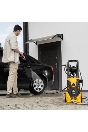 Моечная машина высокого давления R-165D, 2200 Вт, 165 бар, 7 л/мин, с барабаном Denzel