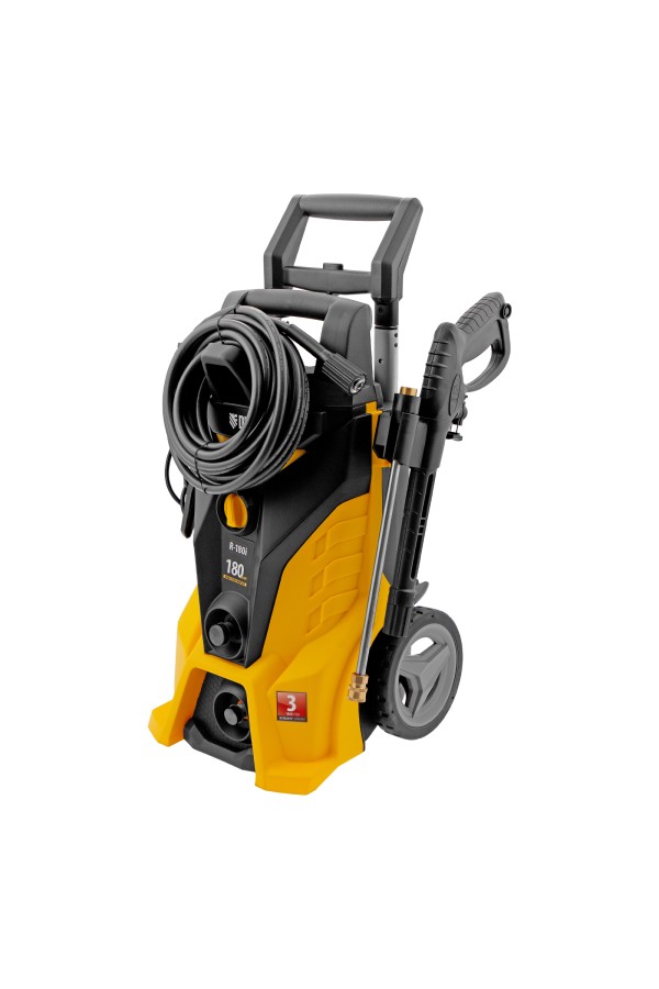 Моечная машина высокого давления R-180i, 2400 Вт, 180 бар, 7.5 л/мин, асинхронный двигатель Denzel