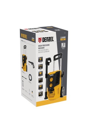 Моечная машина высокого давления R-180, 2200 Вт, 180 бар, 380 л/ч, колесная// Denzel
