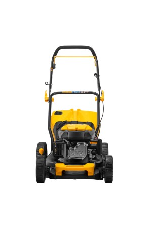 Газонокосилка бензиновая GLD-460, 146 куб.см, ширина 46 см, ручная, 7 уровней, травосборник 50 л Denzel