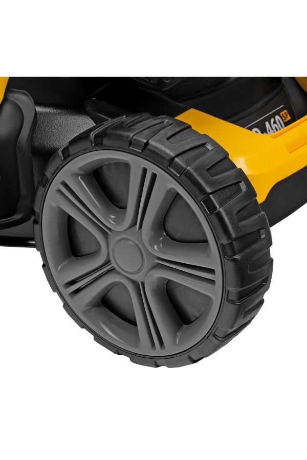 Газонокосилка бензиновая GLD-460SP, 146 куб.см, ширина 46 см, привод 7 уровней, травосборник 50 л Denzel