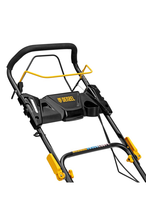 Газонокосилка бензиновая GLD-520SP, 196 куб.см, ширина 52 см, привод, 7 уровней,травосборник 60 л Denzel