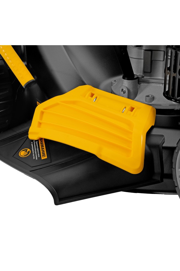 Газонокосилка бензиновая GLD-520SP, 196 куб.см, ширина 52 см, привод, 7 уровней,травосборник 60 л Denzel