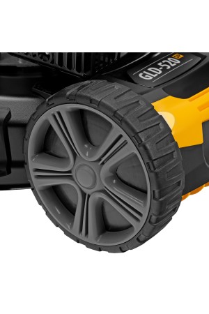 Газонокосилка бензиновая GLD-520SP, 196 куб.см, ширина 52 см, привод, 7 уровней,травосборник 60 л Denzel