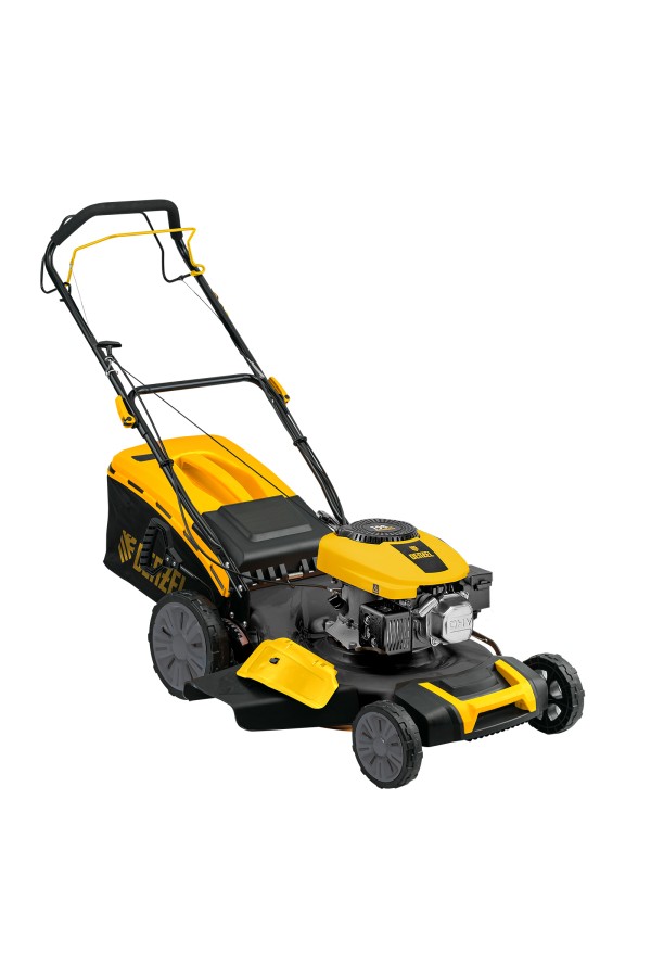 Газонокосилка бензиновая GLD-520SP, 196 куб.см, ширина 52 см, привод, 7 уровней,травосборник 60 л Denzel
