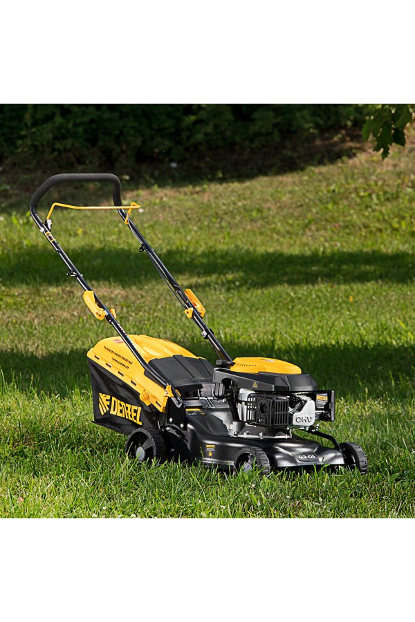 Газонокосилка бензиновая GLD-420, 146 см3, ширина 42 см, 40 л Denzel