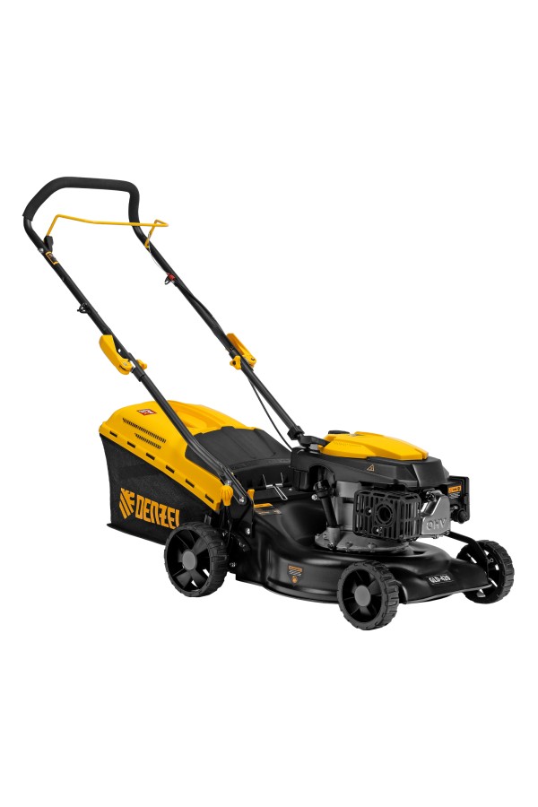 Газонокосилка бензиновая GLD-420, 146 см3, ширина 42 см, 40 л Denzel