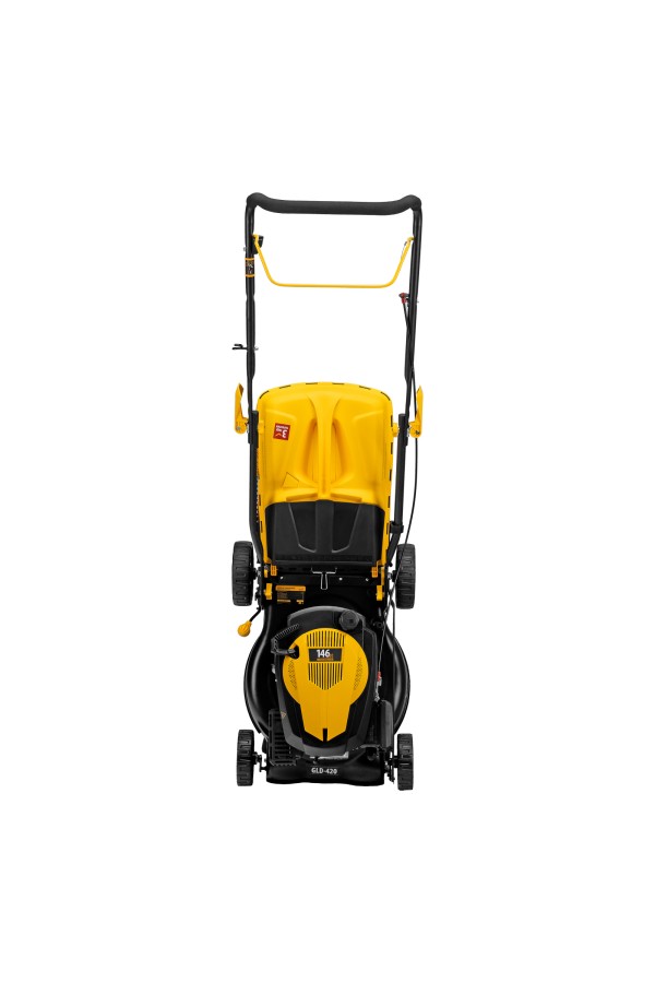 Газонокосилка бензиновая GLD-420, 146 см3, ширина 42 см, 40 л Denzel