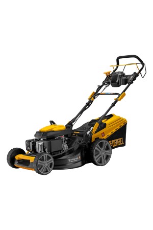 Газонокосилка бензиновая GLD-520SP-VE, 196 см3, ширина 52 см, привод, вариатор, электрический старт, 60 л Denzel