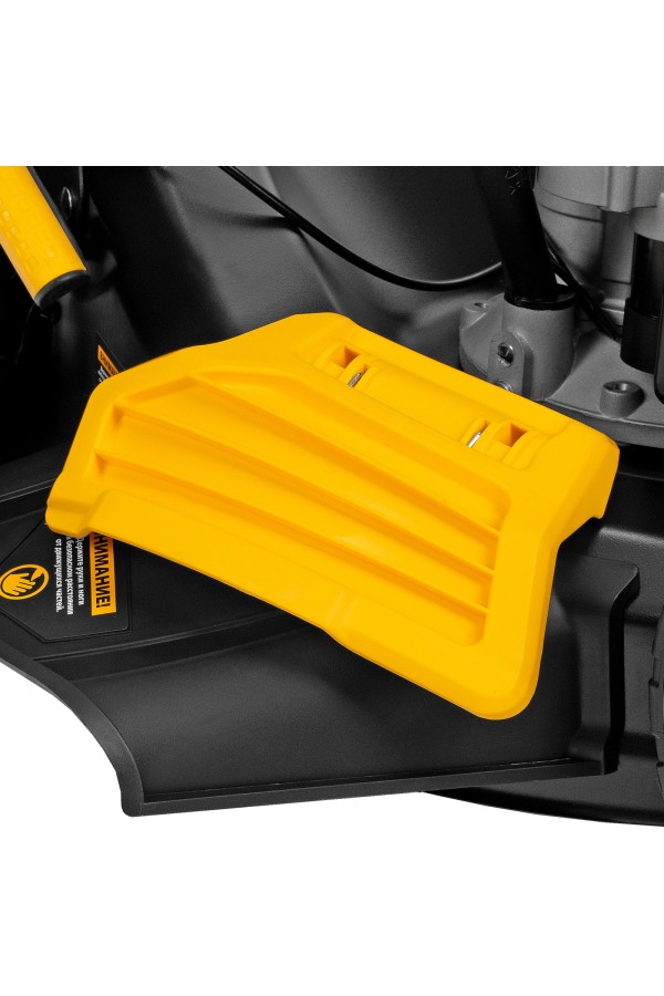 Газонокосилка бензиновая GLD-520SP-VE, 196 см3, ширина 52 см, привод, вариатор, электрический старт, 60 л Denzel