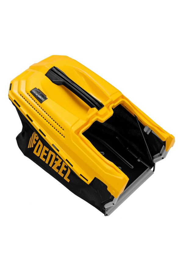 Газонокосилка бензиновая GLD-520SP-VE, 196 см3, ширина 52 см, привод, вариатор, электрический старт, 60 л Denzel