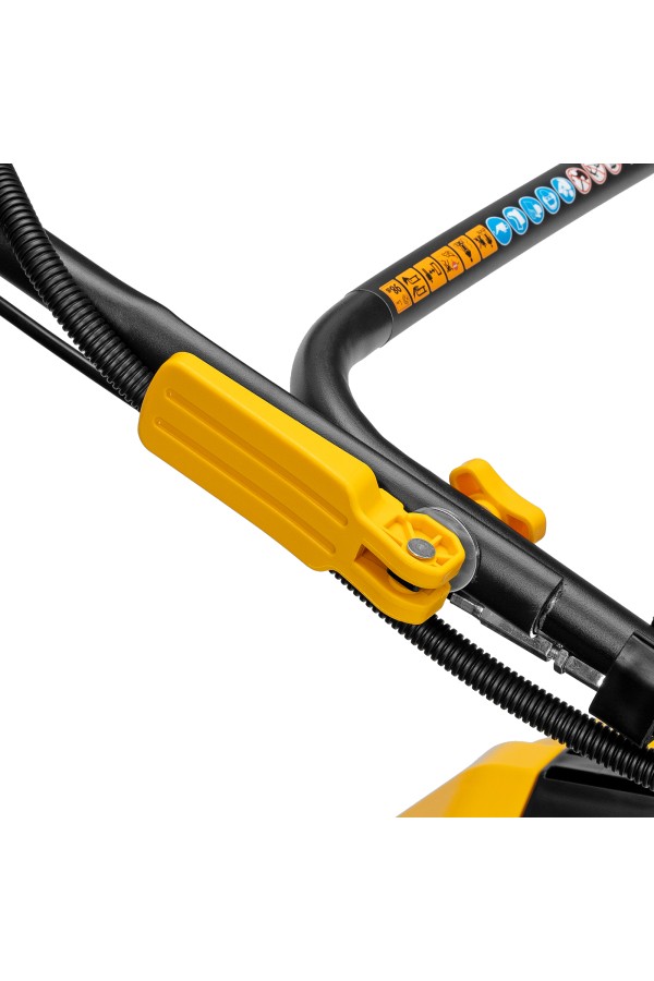 Газонокосилка бензиновая GLD-520SP-VE, 196 см3, ширина 52 см, привод, вариатор, электрический старт, 60 л Denzel