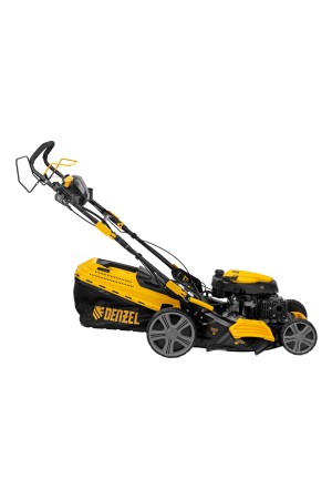 Газонокосилка бензиновая GLD-520SP-VE, 196 см3, ширина 52 см, привод, вариатор, электрический старт, 60 л Denzel
