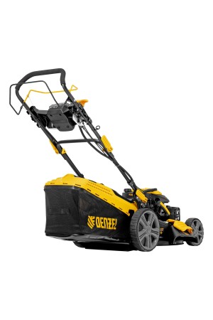 Газонокосилка бензиновая GLD-520SP-VE, 196 см3, ширина 52 см, привод, вариатор, электрический старт, 60 л Denzel