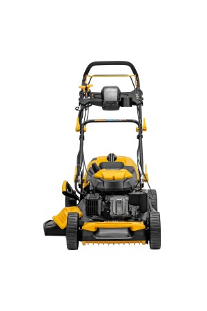 Газонокосилка бензиновая GLD-520SP-VE, 196 см3, ширина 52 см, привод, вариатор, электрический старт, 60 л Denzel